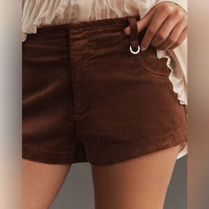 NEW with tags (NWT) Anthropologie Honey Maeve Corduroy Trouser Micro Shorts